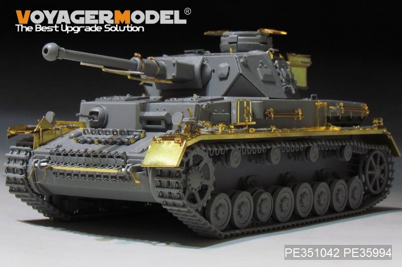 Maquette Voyager PE351042 Char allemand Pz.Kpfw.IV Ausf.F2 Basic pour Border BT-003, échelle 1/35 – Bild 17