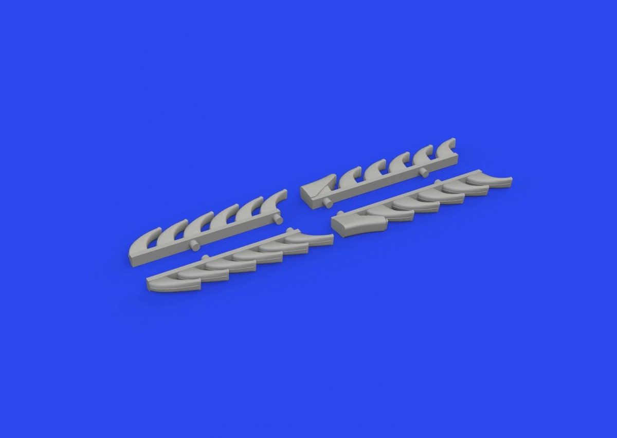 Eduard 648878 Do 335A cheminées d&amp;#39;échappement IMPRESSION TAMIYA 1/48 – image 2