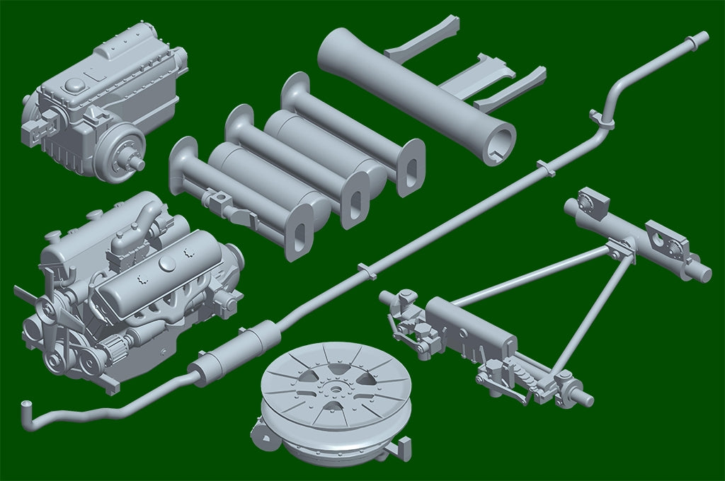 Trumpeter 09575 Schwerer Zugkraftwagen 18 t Sd.Kfz.9 Artillerie Version 1/35 – image 15