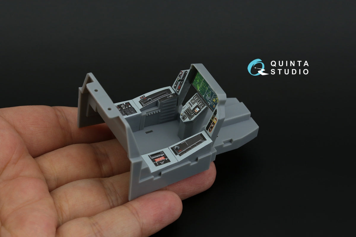 Intérieur du F-35B imprimé en 3D et coloré, modèle Quinta Studio QD32213 (Trumpeter), échelle 1/32 – image 11