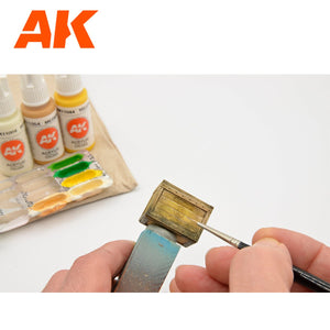 AK Interactive AK8230 BOÎTE EN BOIS DÉCOUPÉE AU LASER 004 RISQUE BIOLOGIQUE (3 UNITÉS) 1/35 – Bild 5