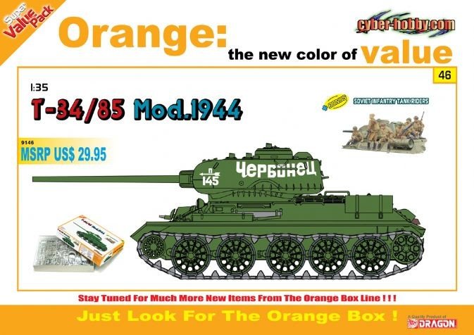 Cyber ​​Hobby 9146 T-34/85 Mod.1944 (1/35)