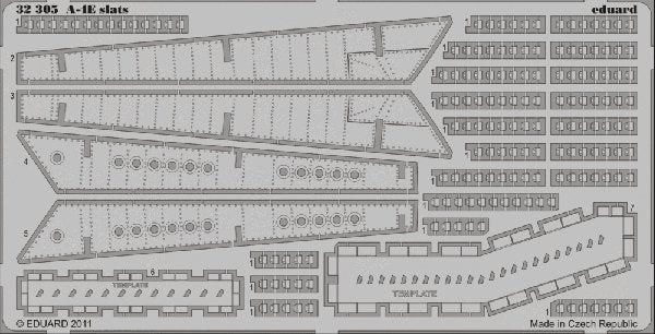 Eduard 32305 A-4E lattes TRUMPETER (1/32)