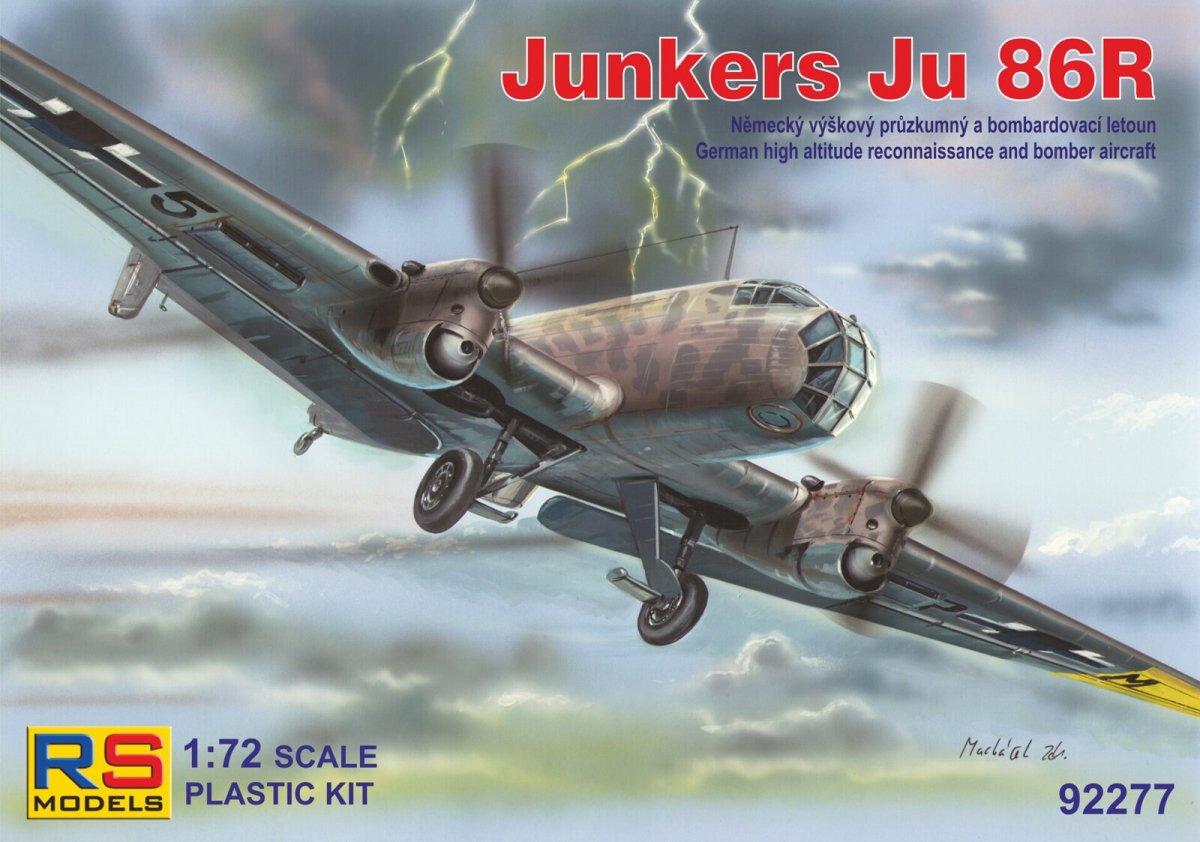 RS Models 92277 Junkers Ju 86R 1/72 