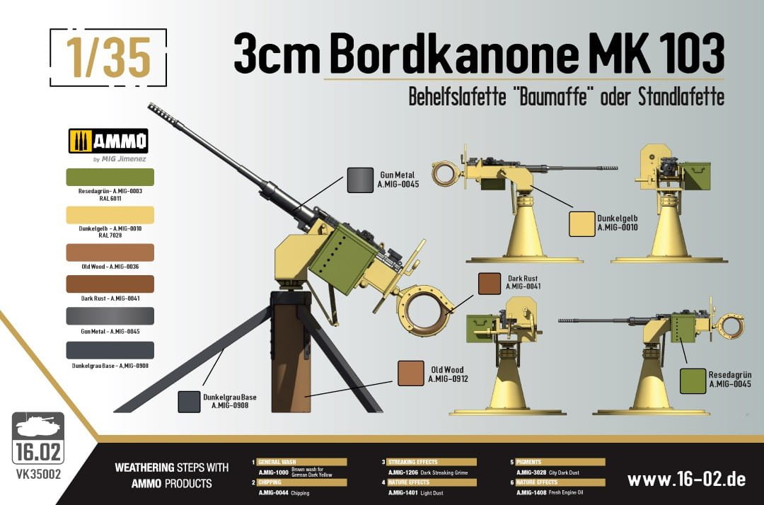 16.02 VK35002 3cm Bordkanone MK103 1/35 – image 2
