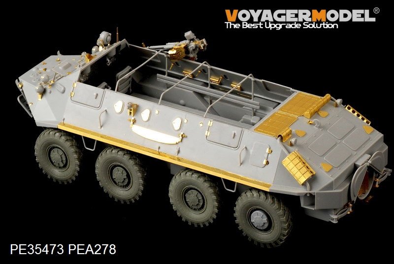 Maquette Voyager PE35473 BTR-60P APC russe moderne pour TRUMPETER 01542 1/35 – immagine 3