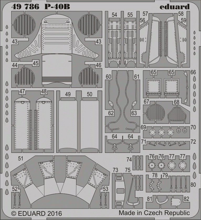 Eduard 49786 P-40B AIRFIX 1/48 – image 2