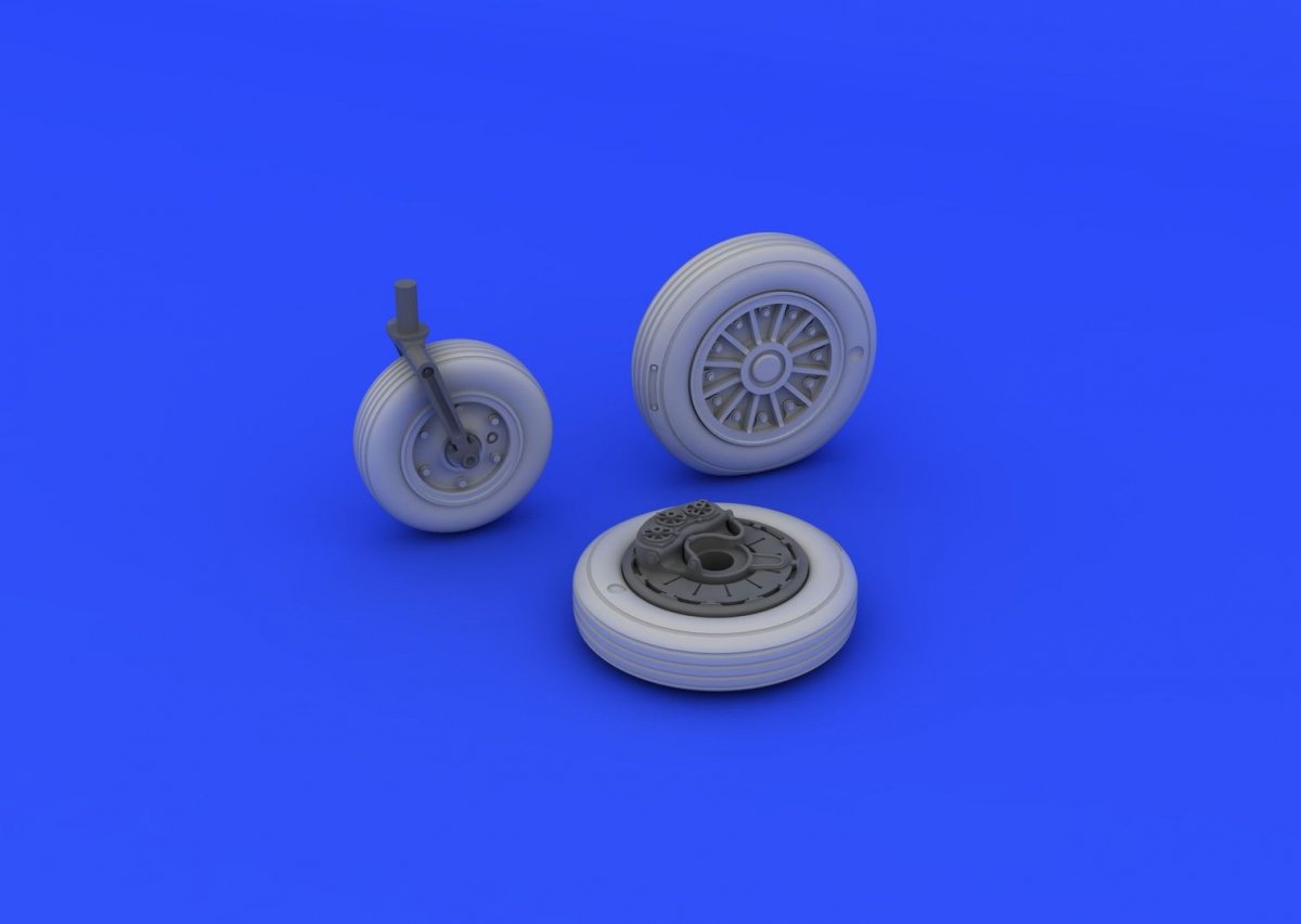 Roues Eduard 648213 A-4E début 1/48 (EDUARD, HASEGAWA)  – image 3