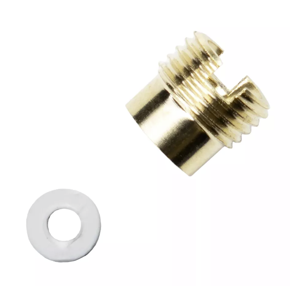 Joint d'aiguille et vis Harder &amp; Steenbeck 702331 pour Evolution Crplus 2024 / Joint d'aiguille en PTFE avec vis