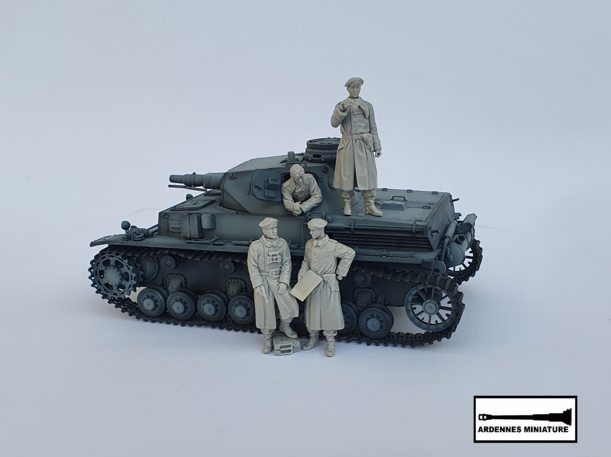 Ardennes Miniature 35042 Équipier de char allemand Seconde Guerre mondiale 1/35  – image 2