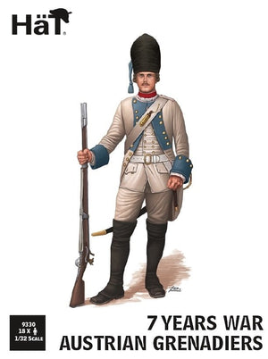 Chapeau 9330 Grenadiers autrichiens de la guerre de Sept Ans, échelle 1/32