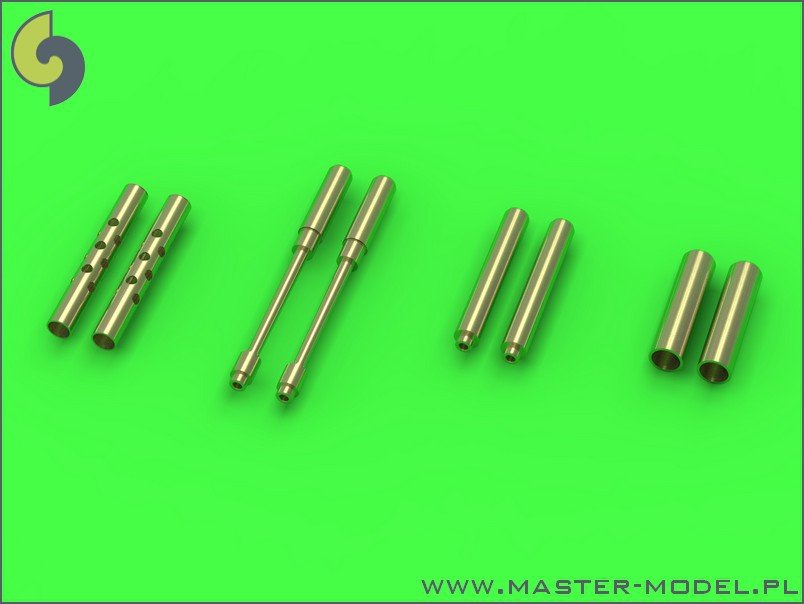 Master AM-48-107 F6F Hellcat - armement initial (canons Browning de calibre .50 avec chemises de refroidissement percées) (1/48)