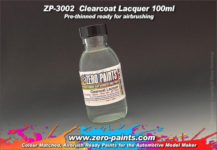 Vernis transparent Zero Paints ZP-3002 100 ml - Prêt à l'emploi pour aérographe