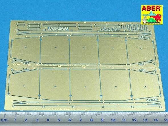 Jupes latérales Aber 35A018 pour PzKpfw IV(G), Brumbar (début) (1/35) – image 2