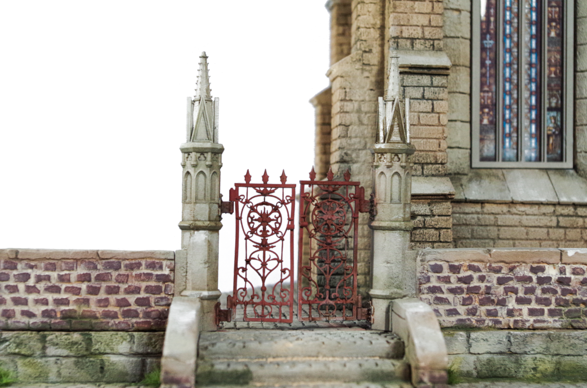 RT-Diorama 35040 Socle de diorama : Cour d&amp;#39;église 1/35 – imagen 7