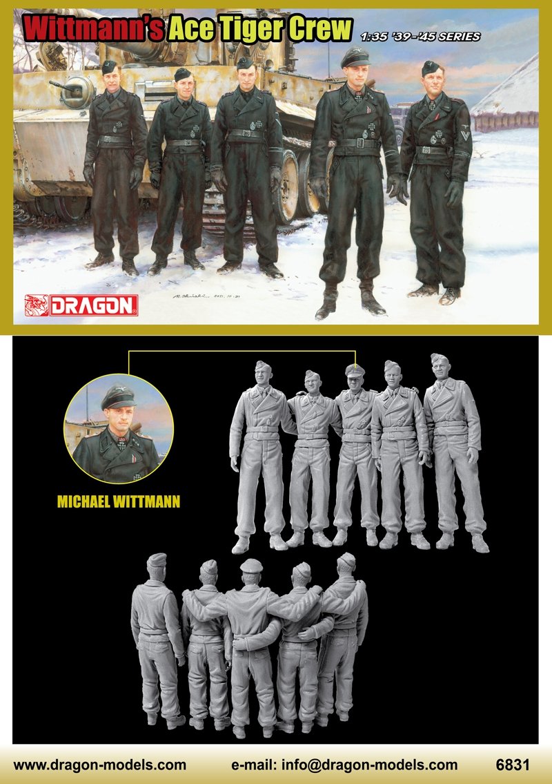 Dragon 6831 Wittmanns Ace Tiger Crew - Coffret de 5 figurines
