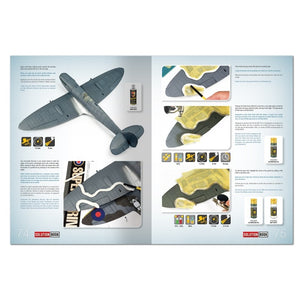 AMMO by Mig Jimenez 6536 SOLUTION BOOK 34 - BLACK EDITION - How to Paint Late WWII RAF Aircraft (Multilingual)