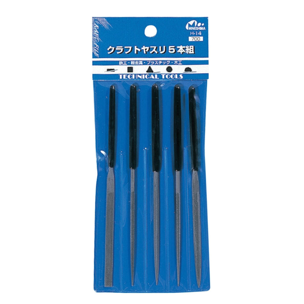 Ensemble de 5 limes Mineshima H-14 Craft