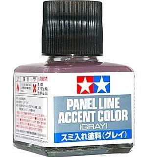 Tamiya 87133 Peinture d&amp;#39;accentuation pour lignes de panneaux 40 ml (Gris)