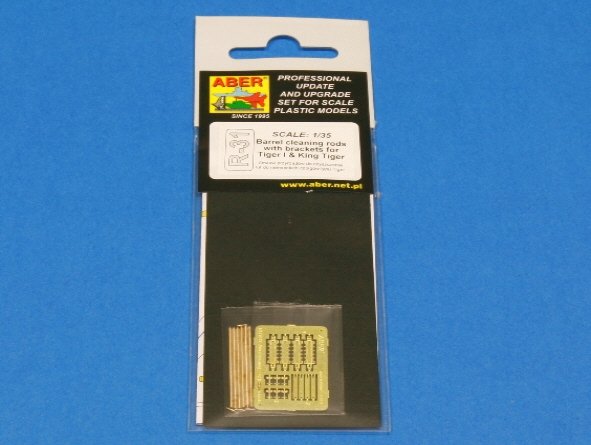 Tiges de nettoyage de canon Aber R-31 avec supports pour Tiger I et King Tiger (1/35) – image 3