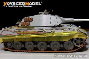 Maquette Voyager PE35929 Char King Tiger allemand de la Seconde Guerre mondiale (tourelle Porsche) pour HOBBYBOSS 84530 1/35  – immagine 9