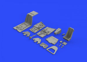 Cockpit Eduard 648330 pour Bf 109F avec siège de première génération, échelle 1/48 – Bild 4