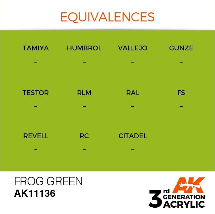 AK Interactive AK11136 VERT GRENOUILLE – STANDARD 17 ml – image 3