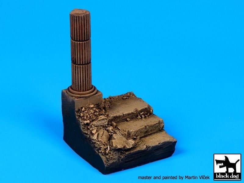 Escalier Black Dog D35039 avec base de colonne 1/35 – immagine 3