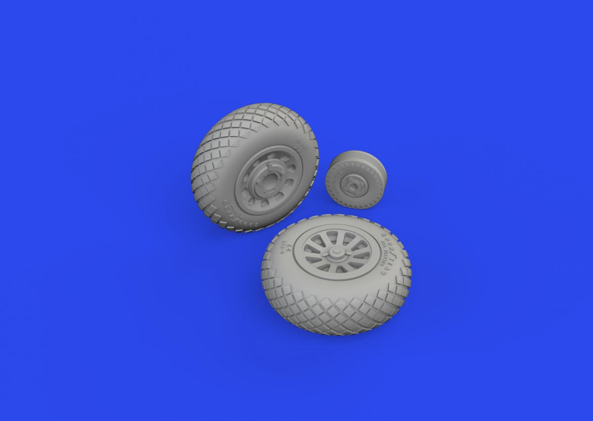 Roues Eduard 672366 P-51D à profil diamant EDUARD 1/72 – image 2