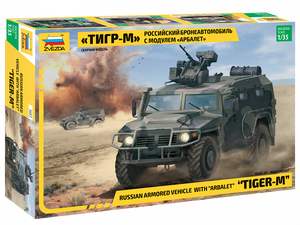 Zvezda 3683 Tigr-M avec tourelle télécommandée Arbalet-DM 1/35