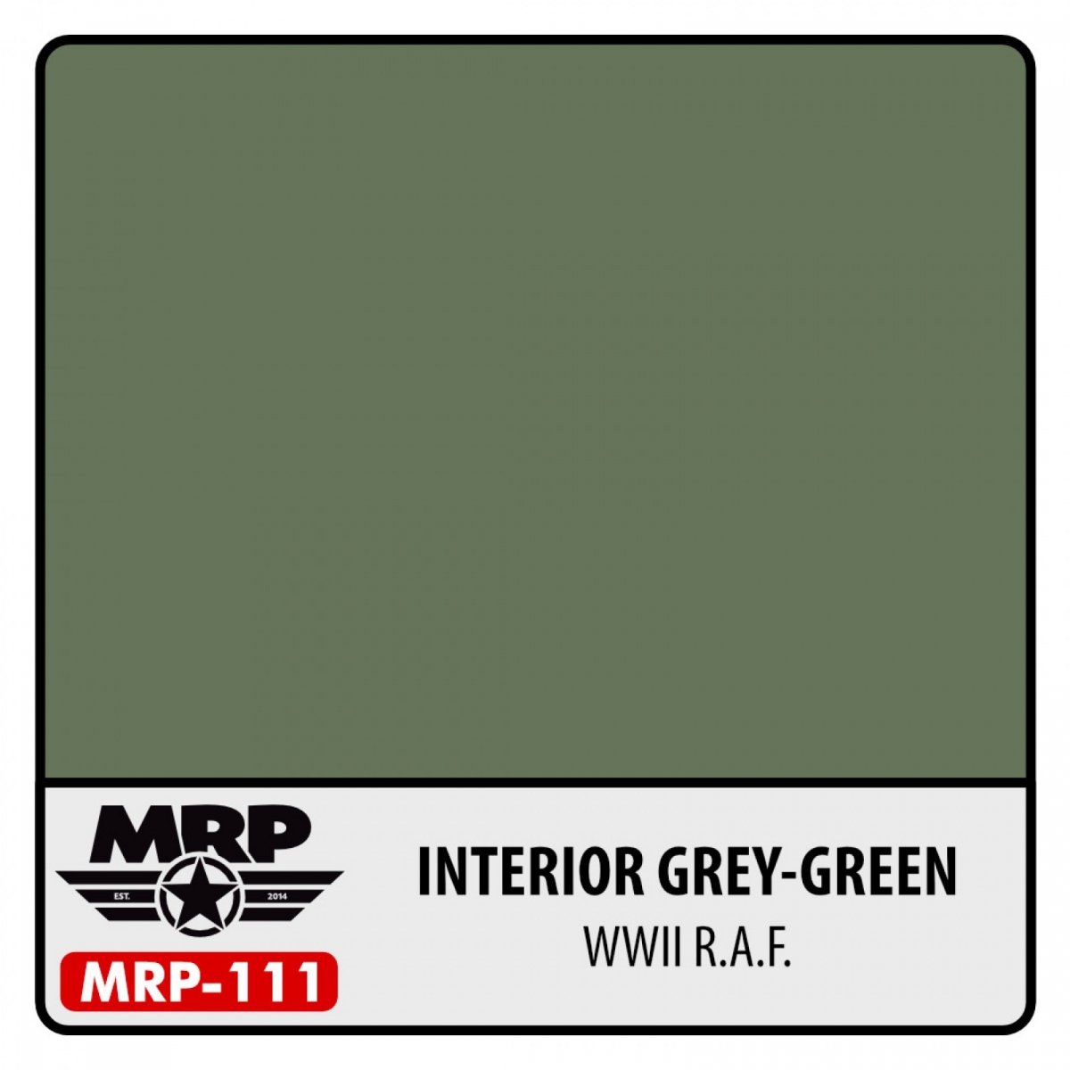 Peinture MR. Paint MRP-111 Gris-vert intérieur Seconde Guerre mondiale RAF 30 ml