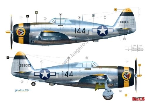 Kagero KD48006 République P-47 Thunderbolt D 1/48 – immagine 5