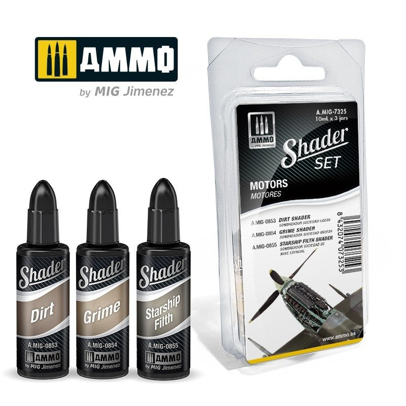 Munitions pour kit moteur Mig 7325 SHADER 3x10ml