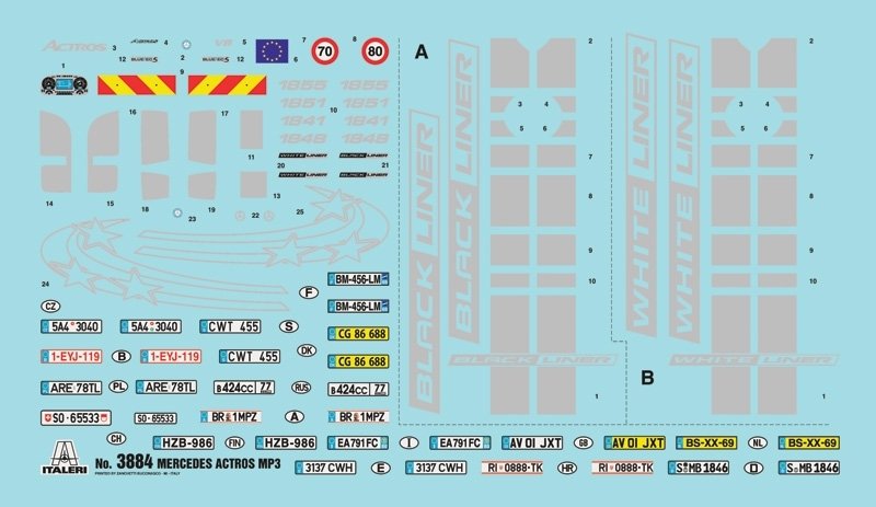 Italeri 3884 Mercedes-Benz Actros MP3 (1/24)  – image 13