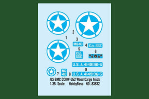 Camion cargo en bois Hobby Boss 83832 US GMC CCKW-352 – immagine 3