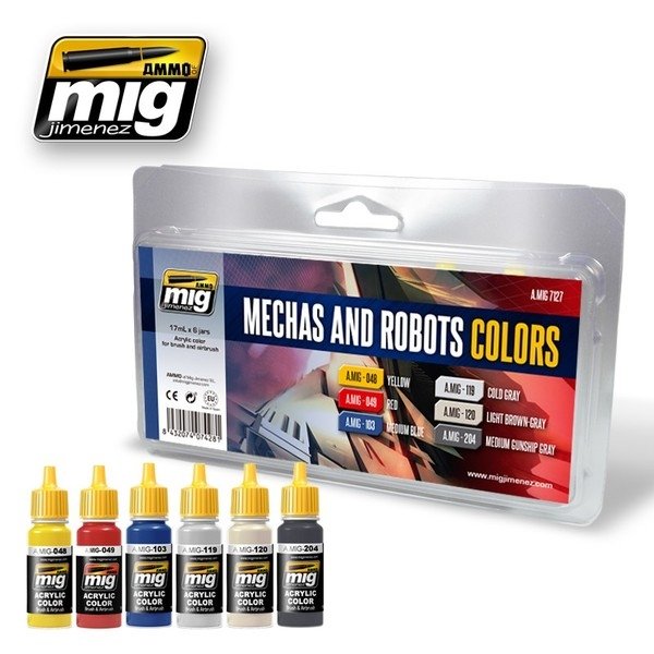 AMMO Mig de Jiminez 7127 Mechas et Robots Couleurs – image 2