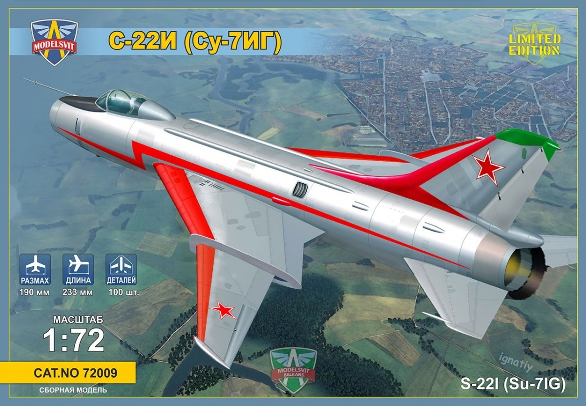 Modelsvit 72009 S-22I (Su-7IG) géométrie d'aile variable 1/72