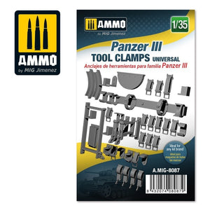 AMMO de Mig Jimenez 8087 Panzer III pinces d&amp;#39;outils universelles 1/35