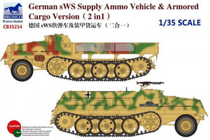 Bronco CB35214 Véhicule de ravitaillement en munitions allemand sWS / Version blindée de transport de marchandises 1/35