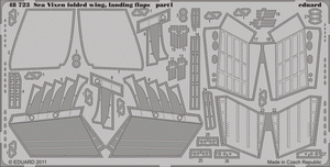 Eduard 48723 Sea Vixen ailes repliées, volets d&amp;#39;atterrissage 1/48 Airfix – image 2