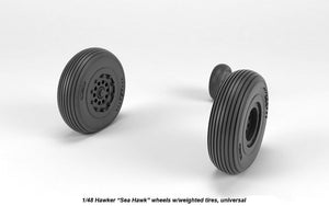 Roues du Hawker Sea Hawk avec pneus lestés, Armory Models AW48415, échelle 1/48 – immagine 2