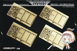Modèle Voyager FE48016, jupes latérales A/D pour Panther allemand de la Seconde Guerre mondiale, pour Tamiya 32597 au 1/48