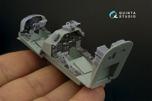 Intérieur coloré imprimé en 3D sur papier décalcomanie (Academy) pour Quinta Studio QD+35121 AH-1W (avec pièces en résine imprimées en 3D) à l&amp;#39;échelle 1/35 – image 12