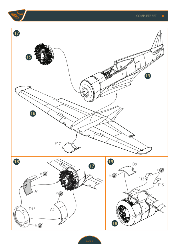 Hélice transparente ! Kit avancé CP4804 H-75N Hawk 1/48 – immagine 31