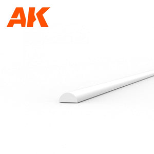 AK Interactive AK6551 DEMI-CANNE 1,00 X 350MM – DEMI-CANNE EN STYRÈNE – (5 UNITÉS) – Bild 2