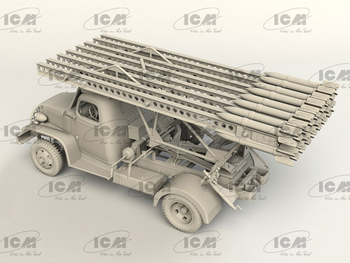 ICM 35596 BM-13-16 sur châssis G7107 avec équipage soviétique 1/35 – immagine 5
