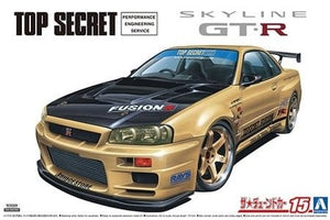Aoshima 05984 Top Secret BNR34 Skyline GT-R &amp;#39;02 1/24