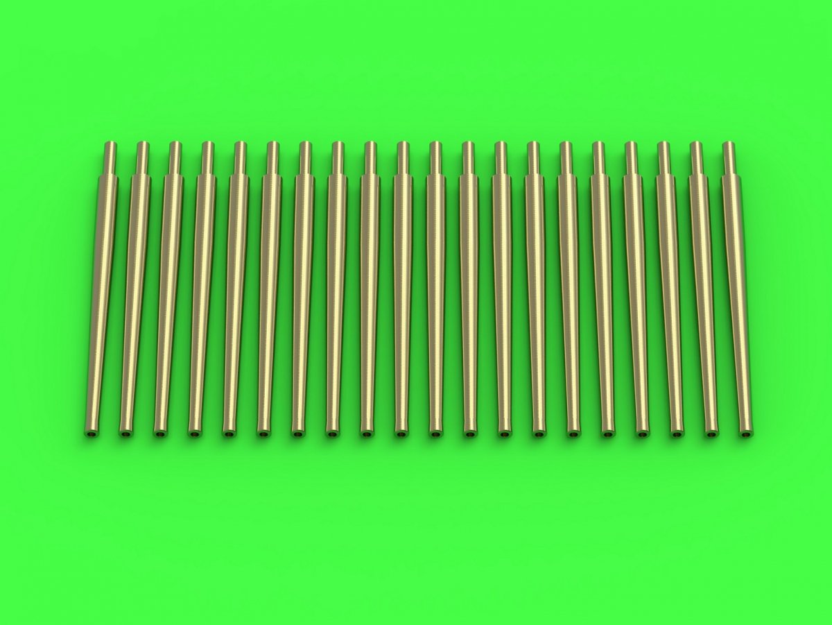 Master SM-700-058 Canons japonais de 14 cm/50 (5,5 pouces) type 3e année - pour tourelles sans bouclier anti-souffle (20 pièces) - La plupart des cuirassés et croiseurs japonais anciens (1/700)