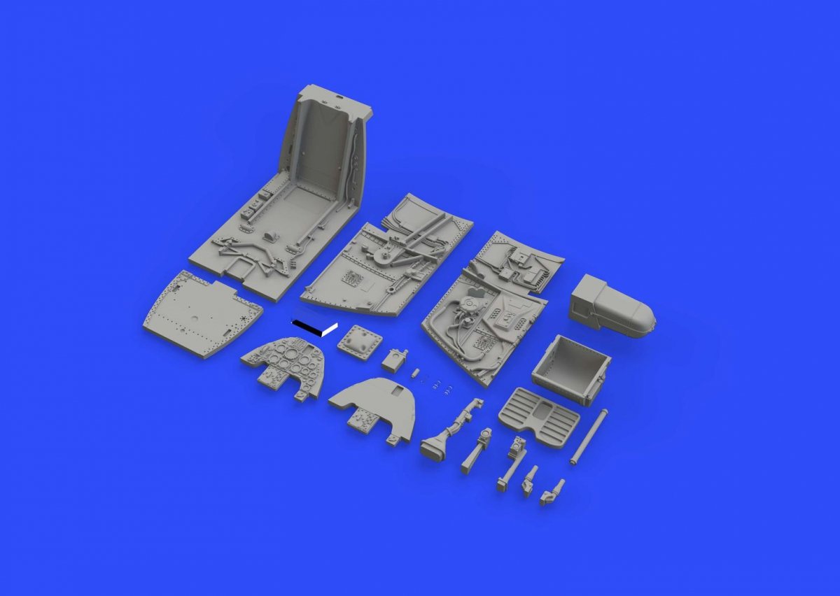 Eduard 648411 Bf 109G-6/U4 cockpit TAMIYA 1/48