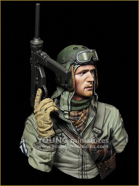 Young Miniatures YM1881 Équipage de char américain Seconde Guerre mondiale HELL ON WHEELS 1/10  – Bild 7